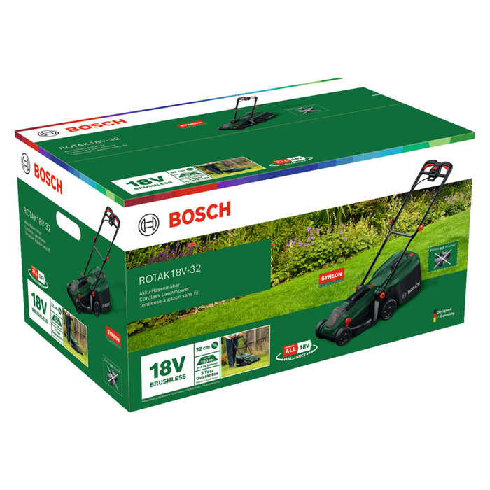 Bosch Rotak 18V-32 batteridrevet gressklipper